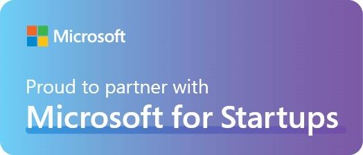 Proud to partner with Microsoft for Startups